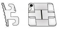 Elite Opti-Mim Mini-Twin Bracket .022