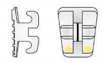 Elite Opti-Mim Mini-Twin Bracket .018